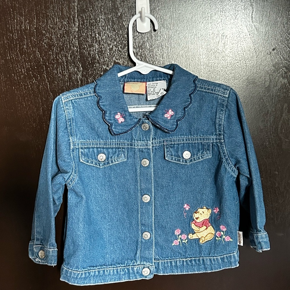 Vintage Winnie the Pooh Toddler Denim Jacket